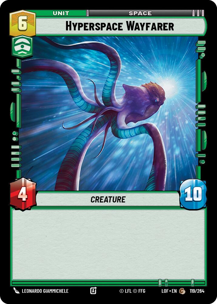 Hyperspace Wayfarer (119/264) (119/264) [Legends of the Force] | Shuffle n Cut Hobbies & Games