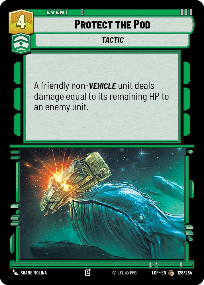 Protect the Pod (128/264) (128/264) [Legends of the Force] | Shuffle n Cut Hobbies & Games