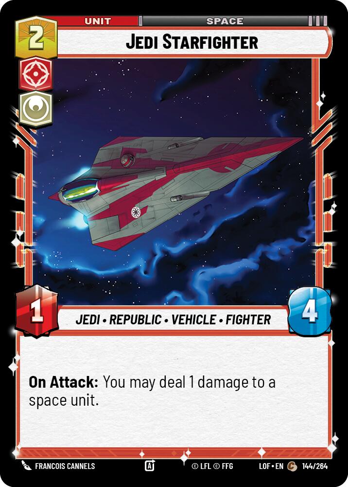Jedi Starfighter (144/264) (144/264) [Legends of the Force] | Shuffle n Cut Hobbies & Games
