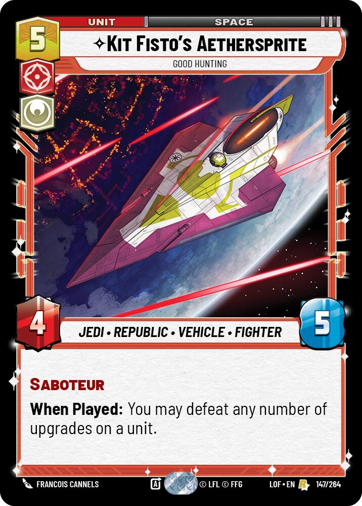 Kit Fisto's Aethersprite - Good Hunting (147/264) (147/264) [Legends of the Force] | Shuffle n Cut Hobbies & Games