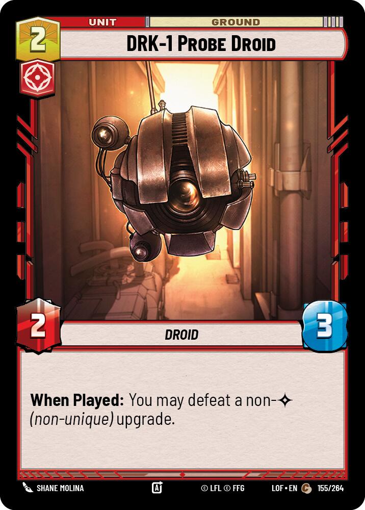 DRK-1 Probe Droid (155/264) (155/264) [Legends of the Force] | Shuffle n Cut Hobbies & Games