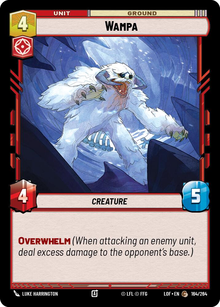 Wampa (164/264) (164/264) [Legends of the Force] | Shuffle n Cut Hobbies & Games