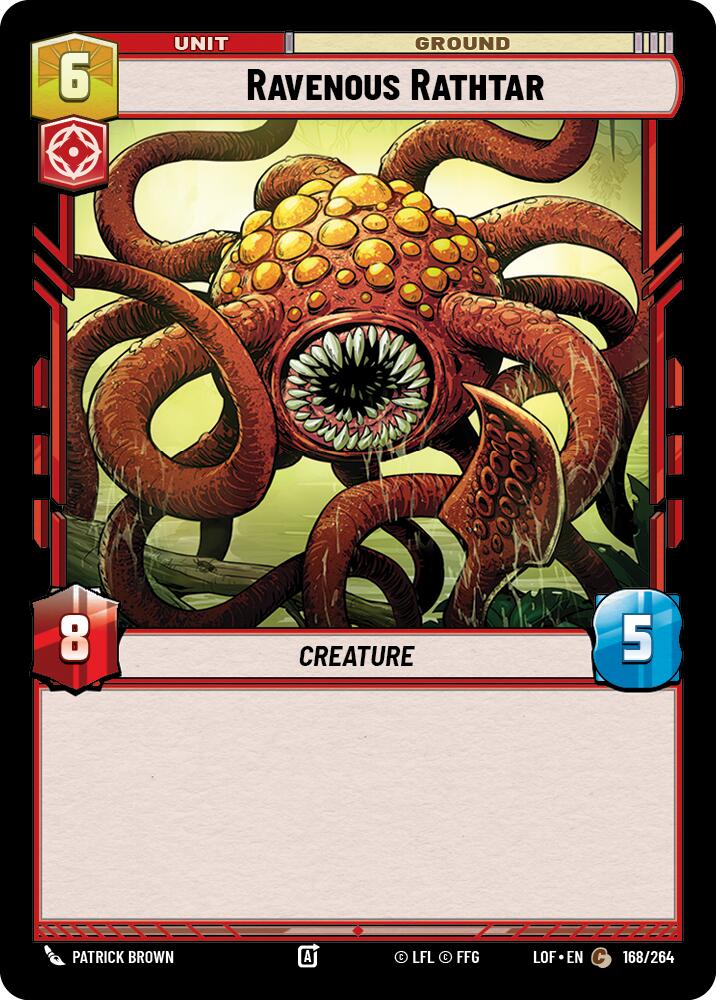 Ravenous Rathtar (168/264) (168/264) [Legends of the Force] | Shuffle n Cut Hobbies & Games