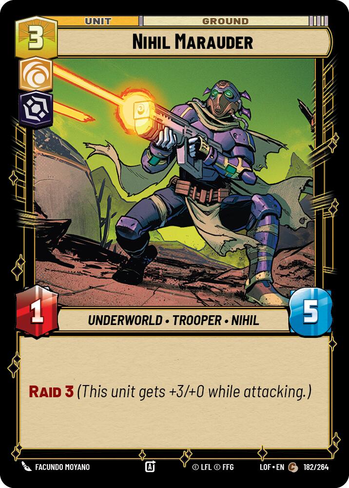 Nihil Marauder (182/264) (182/264) [Legends of the Force] | Shuffle n Cut Hobbies & Games