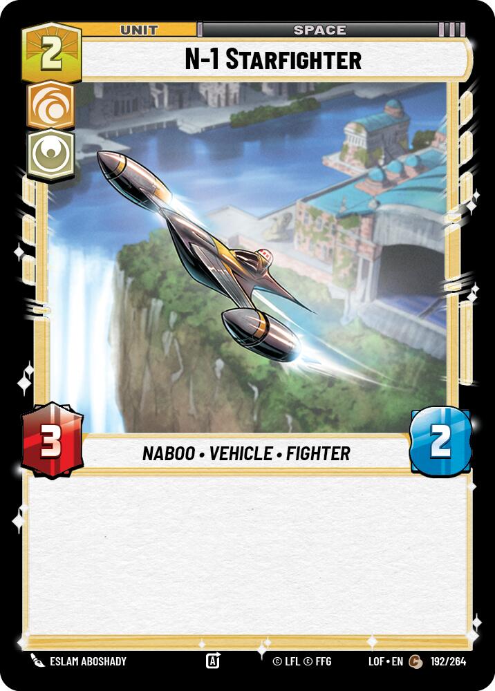 N-1 Starfighter (192/264) (192/264) [Legends of the Force] | Shuffle n Cut Hobbies & Games