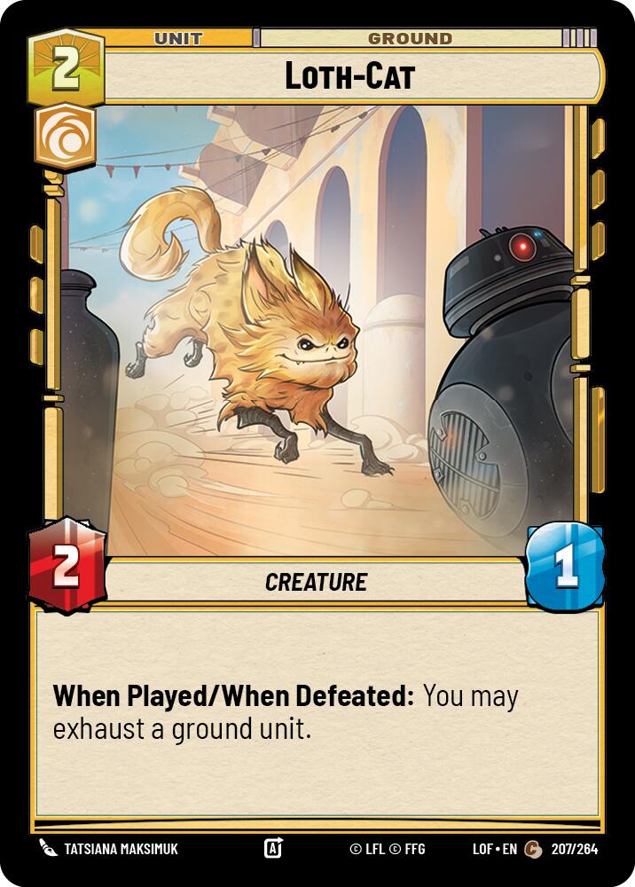 Loth-Cat (207/264) (207/264) [Legends of the Force] | Shuffle n Cut Hobbies & Games