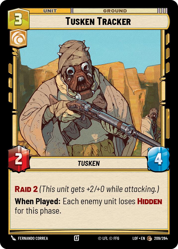 Tusken Tracker (209/264) (209/264) [Legends of the Force] | Shuffle n Cut Hobbies & Games