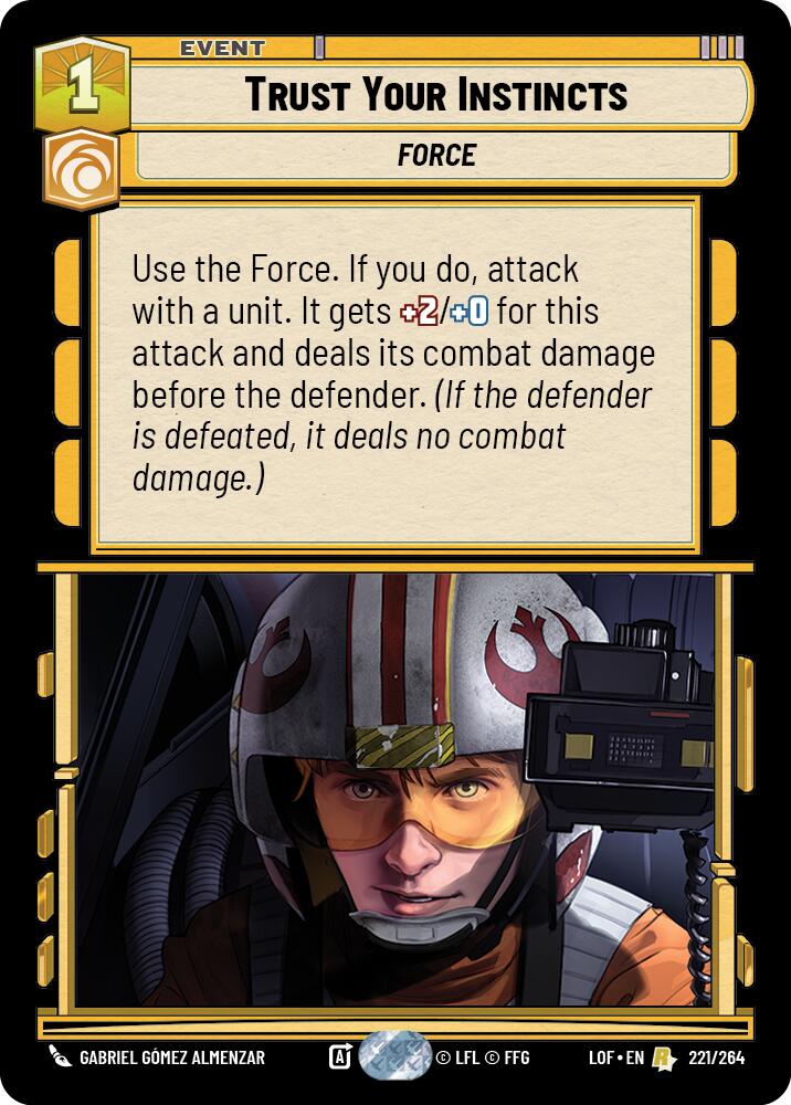 Trust Your Instincts (221/264) (221/264) [Legends of the Force] | Shuffle n Cut Hobbies & Games