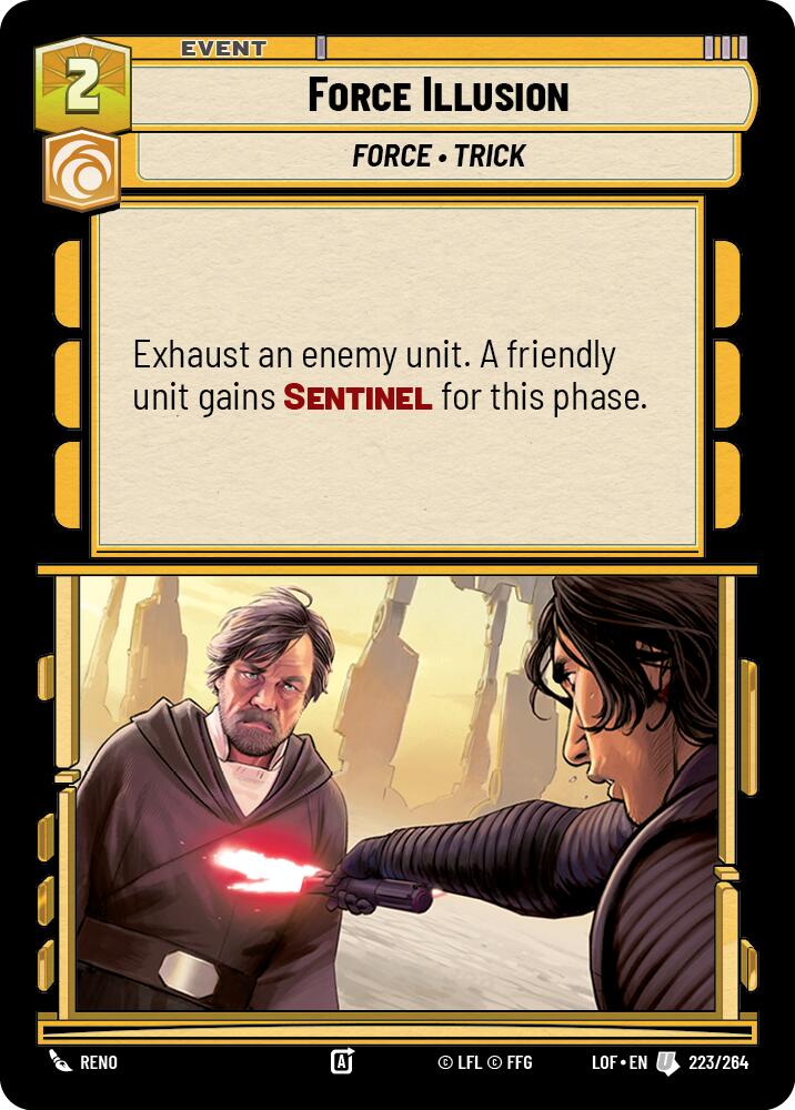 Force Illusion (223/264) (223/264) [Legends of the Force] | Shuffle n Cut Hobbies & Games