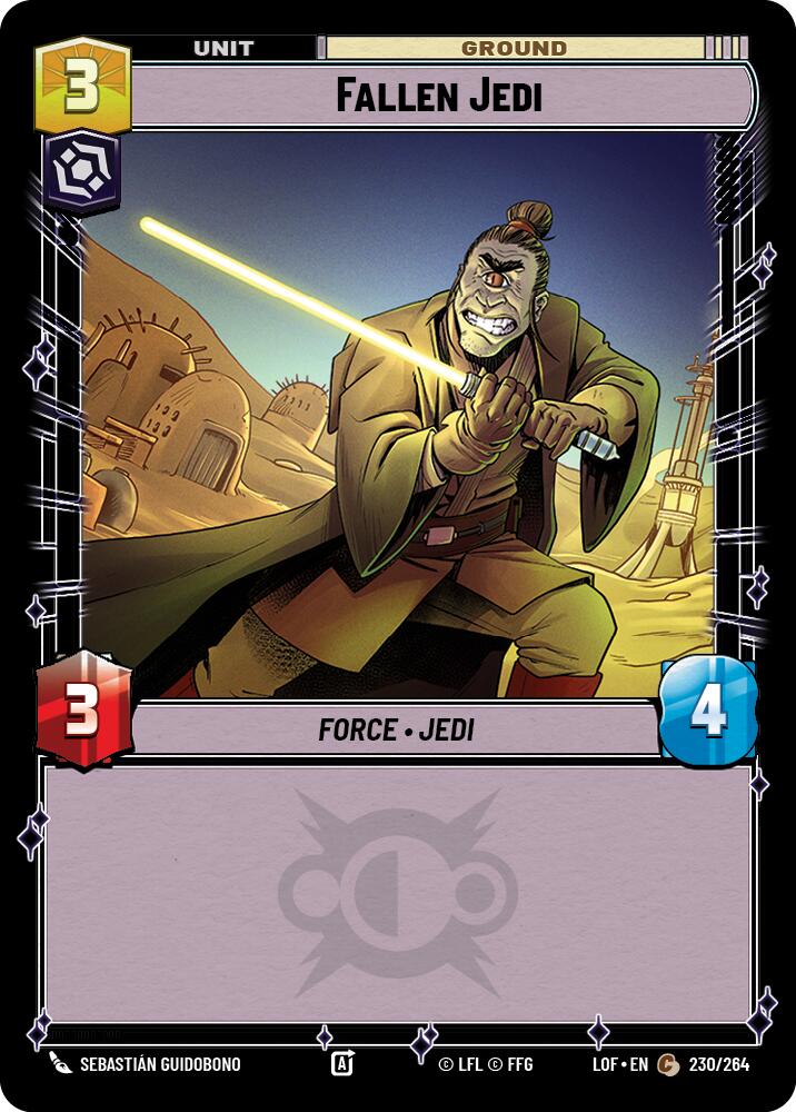 Fallen Jedi (230/264) (230/264) [Legends of the Force] | Shuffle n Cut Hobbies & Games