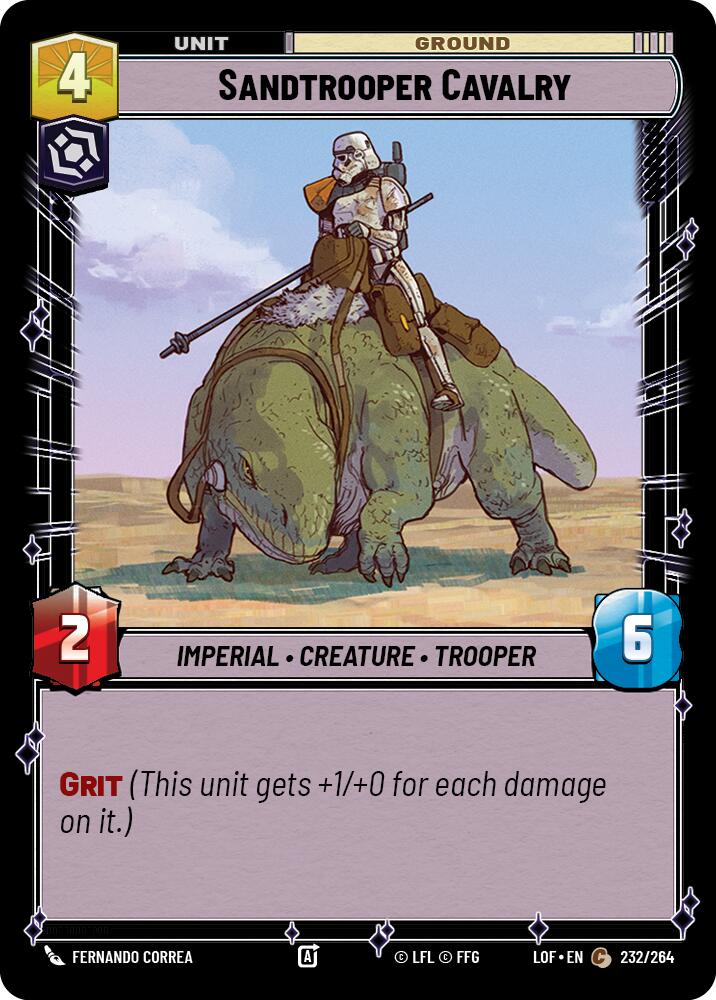 Sandtrooper Cavalry (232/264) (232/264) [Legends of the Force] | Shuffle n Cut Hobbies & Games