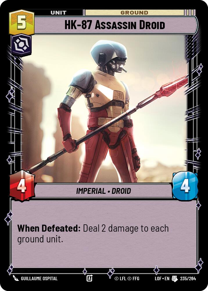 HK-87 Assassin Droid (235/264) (235/264) [Legends of the Force] | Shuffle n Cut Hobbies & Games
