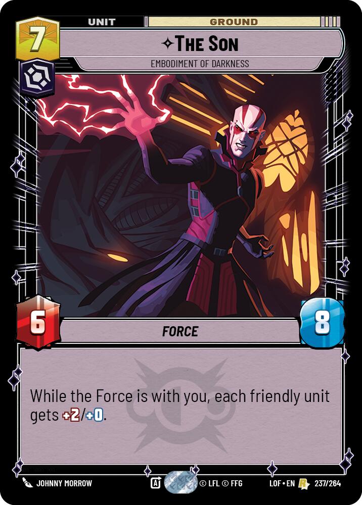 The Son - Embodiment of Darkness (237/264) (237/264) [Legends of the Force] | Shuffle n Cut Hobbies & Games