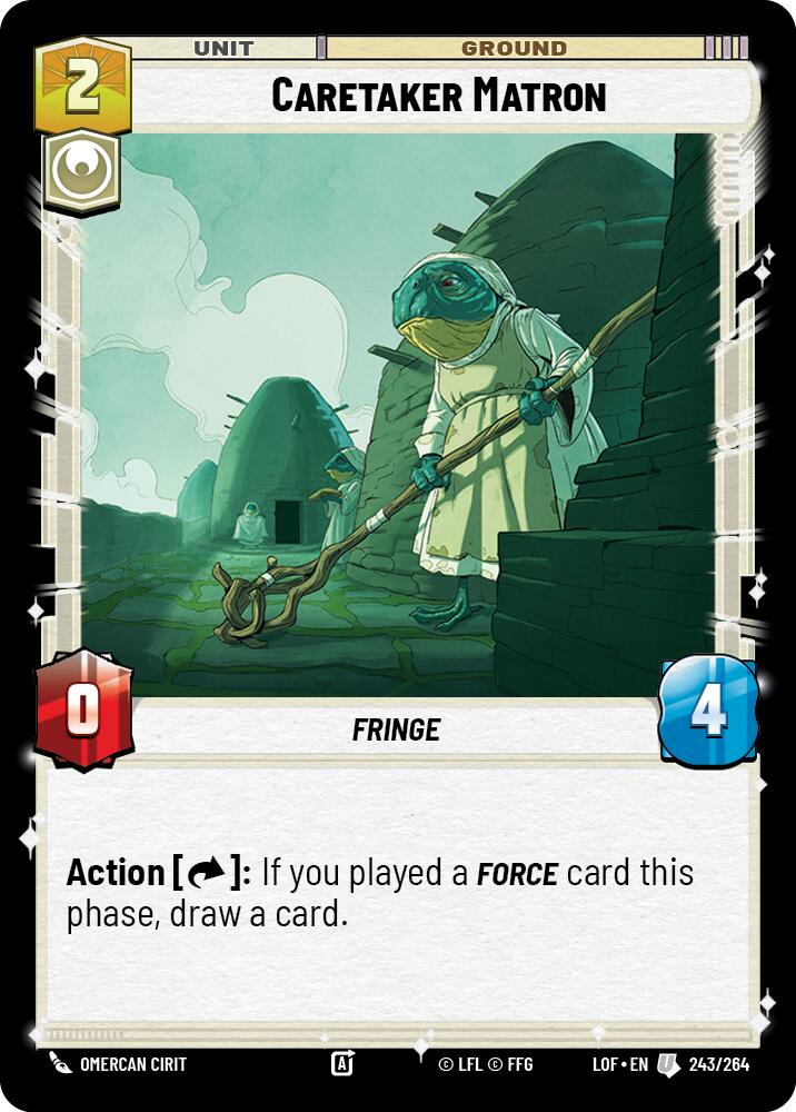 Caretaker Matron (243/264) (243/264) [Legends of the Force] | Shuffle n Cut Hobbies & Games