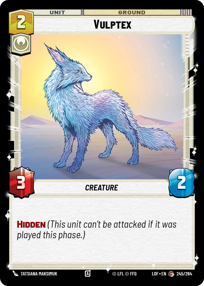 Vulptex (245/264) (245/264) [Legends of the Force] | Shuffle n Cut Hobbies & Games