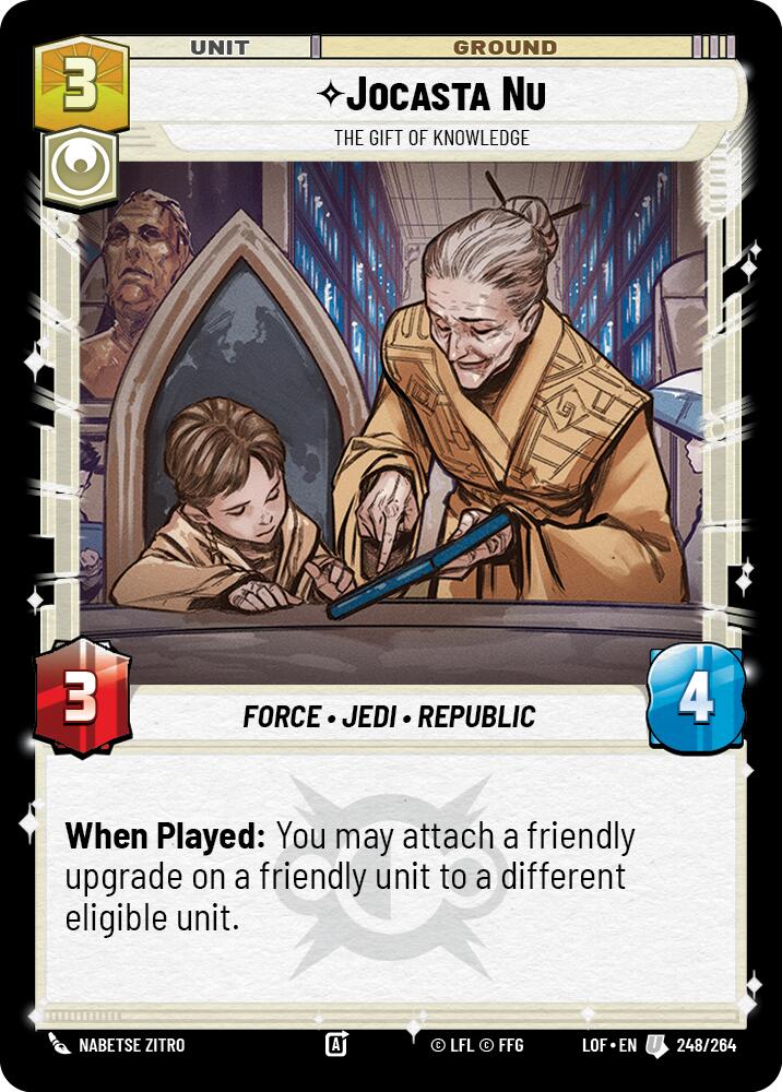 Jocasta Nu - The Gift of Knowledge (248/264) (248/264) [Legends of the Force] | Shuffle n Cut Hobbies & Games