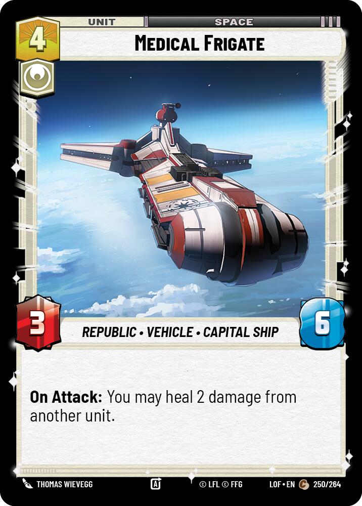 Medical Frigate (250/264) (250/264) [Legends of the Force] | Shuffle n Cut Hobbies & Games