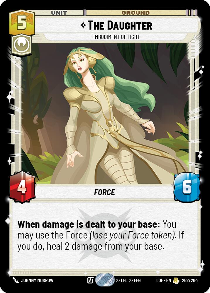 The Daughter - Embodiment of Light (252/264) (252/264) [Legends of the Force] | Shuffle n Cut Hobbies & Games