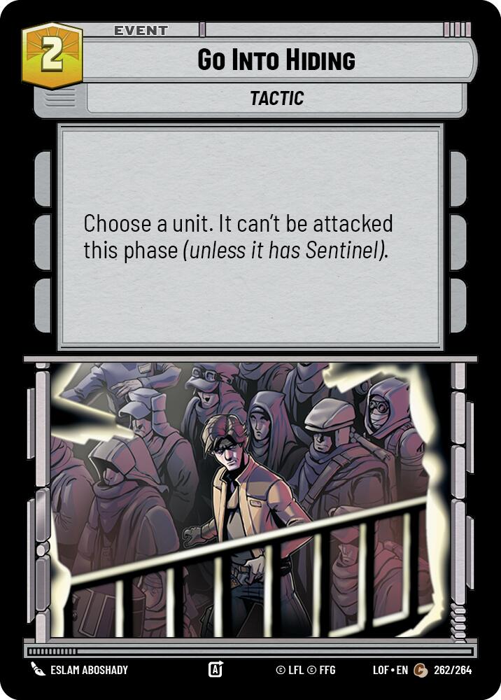 Go Into Hiding (262/264) (262/264) [Legends of the Force] | Shuffle n Cut Hobbies & Games