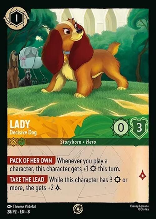 Lady - Decisive Dog (28/P2) [Promo Cards] | Shuffle n Cut Hobbies & Games