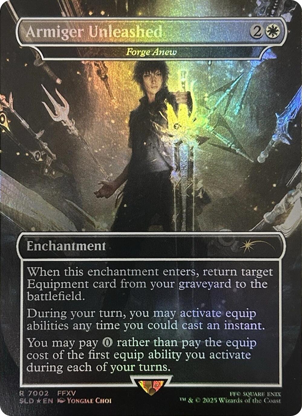 Armiger Unleashed - Forge Anew (Rainbow Foil) [Secret Lair Drop Series] | Shuffle n Cut Hobbies & Games