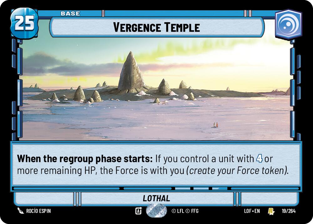 Vergence Temple (019/264) (019/264) [Legends of the Force] | Shuffle n Cut Hobbies & Games