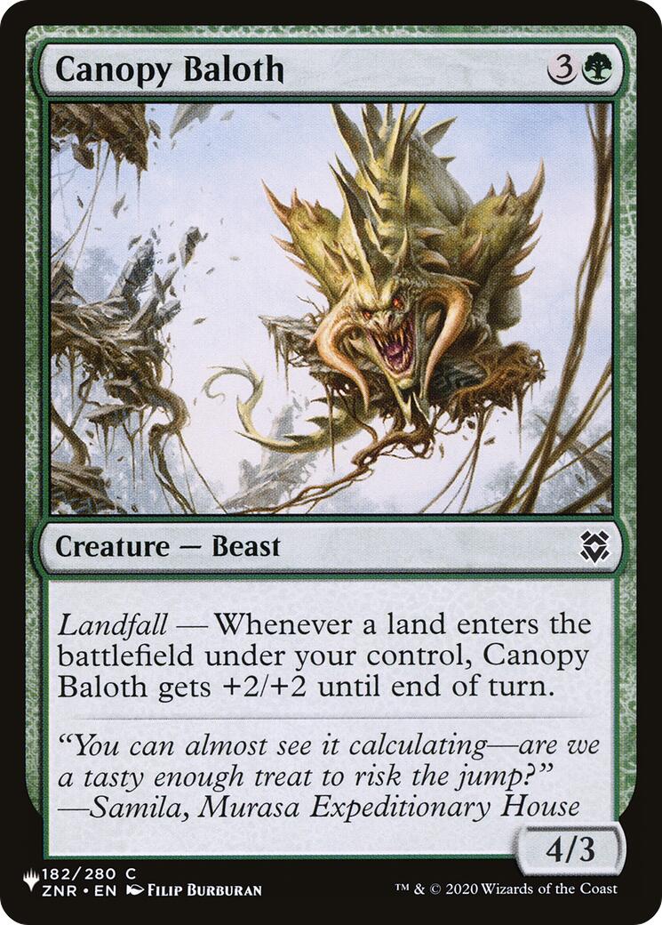 Canopy Baloth [The List] | Shuffle n Cut Hobbies & Games
