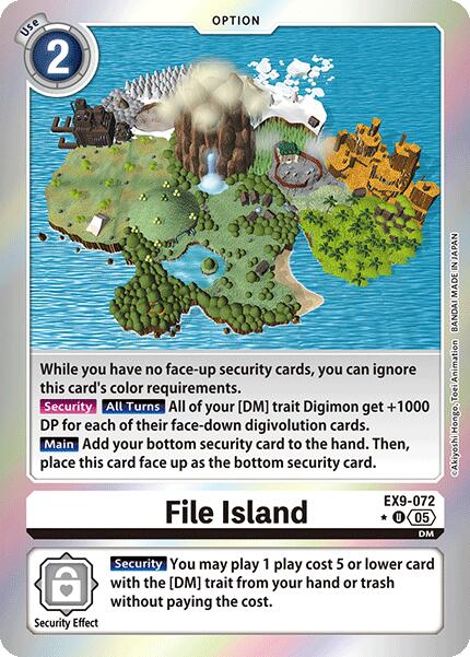 File Island [EX9-072] (Limited Foil) [Versus Monsters] | Shuffle n Cut Hobbies & Games
