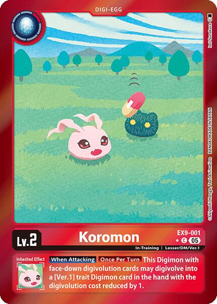 Koromon [EX9-001] (Limited Foil) [Versus Monsters] | Shuffle n Cut Hobbies & Games