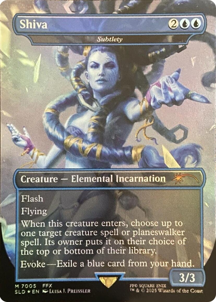 Shiva - Subtlety (Rainbow Foil) [Secret Lair Drop Series] | Shuffle n Cut Hobbies & Games