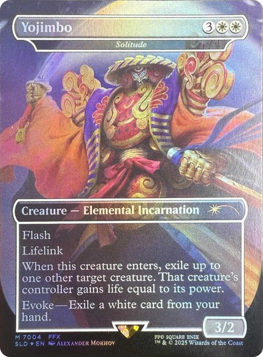 Yojimbo - Solitude (Rainbow Foil) [Secret Lair Drop Series] | Shuffle n Cut Hobbies & Games