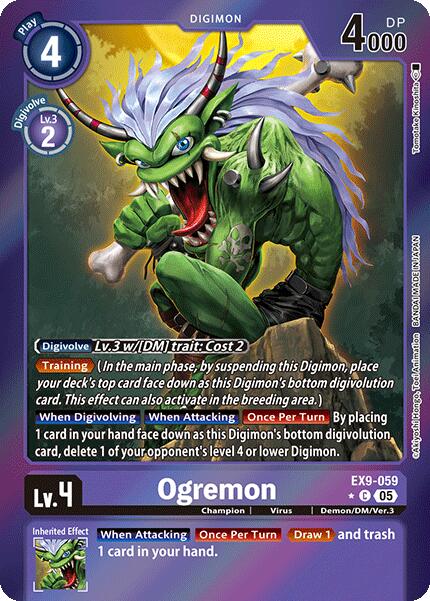 Ogremon [EX9-059] (Limited Foil) [Versus Monsters] | Shuffle n Cut Hobbies & Games