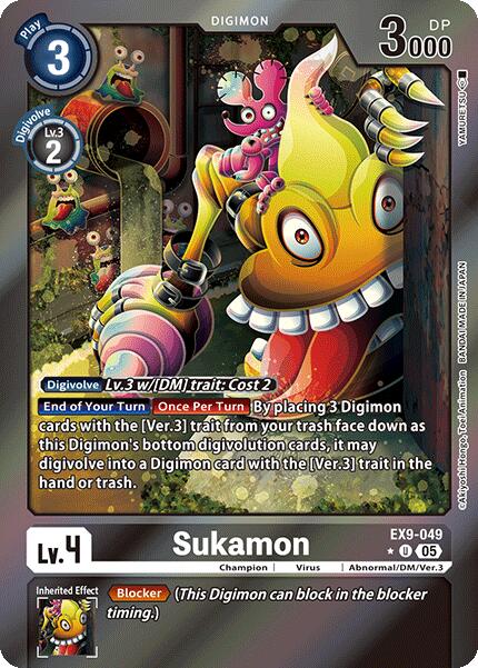 Sukamon [EX9-049] (Limited Foil) [Versus Monsters] | Shuffle n Cut Hobbies & Games