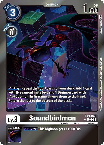 Soundbirdmon [EX9-046] (Limited Foil) [Versus Monsters] | Shuffle n Cut Hobbies & Games