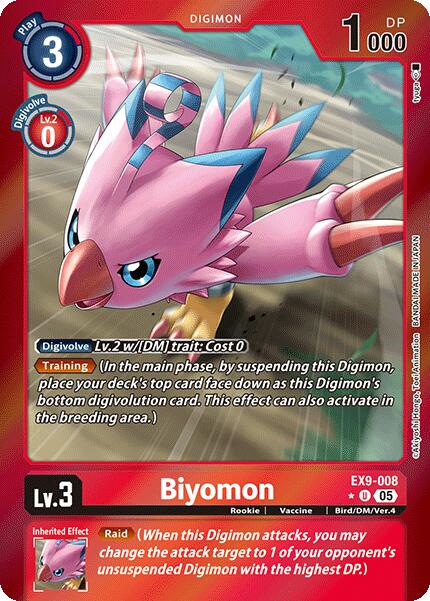 Biyomon [EX9-008] (Limited Foil) [Versus Monsters] | Shuffle n Cut Hobbies & Games