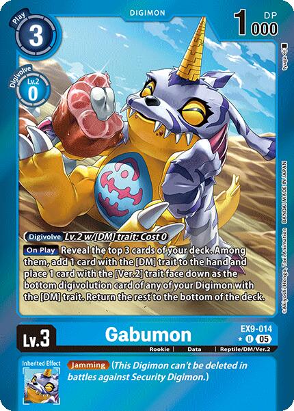 Gabumon [EX9-014] (Limited Foil) [Versus Monsters] | Shuffle n Cut Hobbies & Games