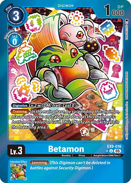 Betamon [EX9-016] (Limited Foil) [Versus Monsters] | Shuffle n Cut Hobbies & Games