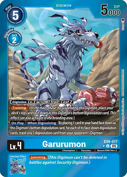 Garurumon [EX9-017] (Limited Foil) [Versus Monsters] | Shuffle n Cut Hobbies & Games