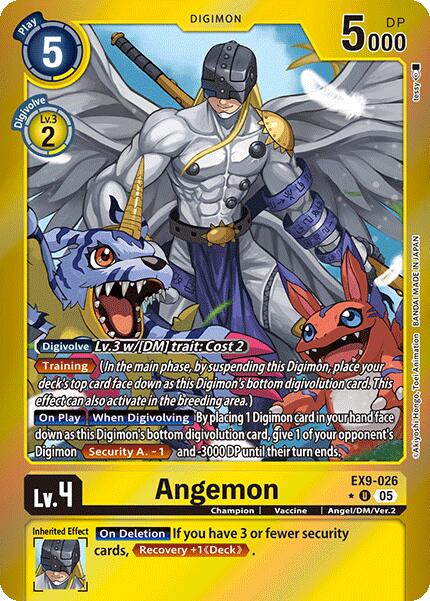 Angemon [EX9-026] (Limited Foil) [Versus Monsters] | Shuffle n Cut Hobbies & Games