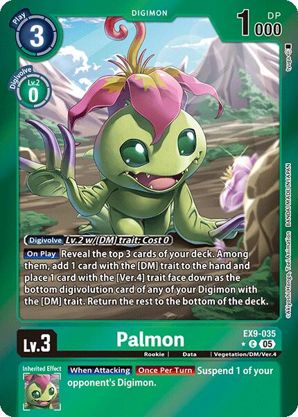 Palmon [EX9-035] (Limited Foil) [Versus Monsters] | Shuffle n Cut Hobbies & Games