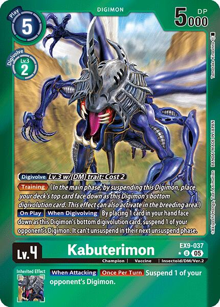 Kabuterimon [EX9-037] (Limited Foil) [Versus Monsters] | Shuffle n Cut Hobbies & Games
