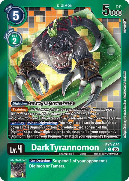 DarkTyrannomon [EX9-039] (Limited Foil) [Versus Monsters] | Shuffle n Cut Hobbies & Games