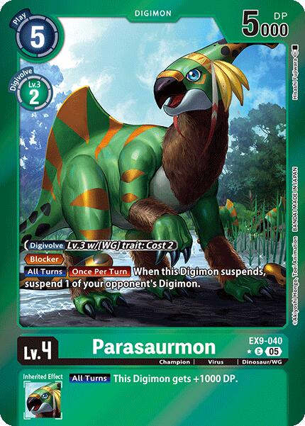 Parasaurmon [EX9-040] (Limited Foil) [Versus Monsters] | Shuffle n Cut Hobbies & Games