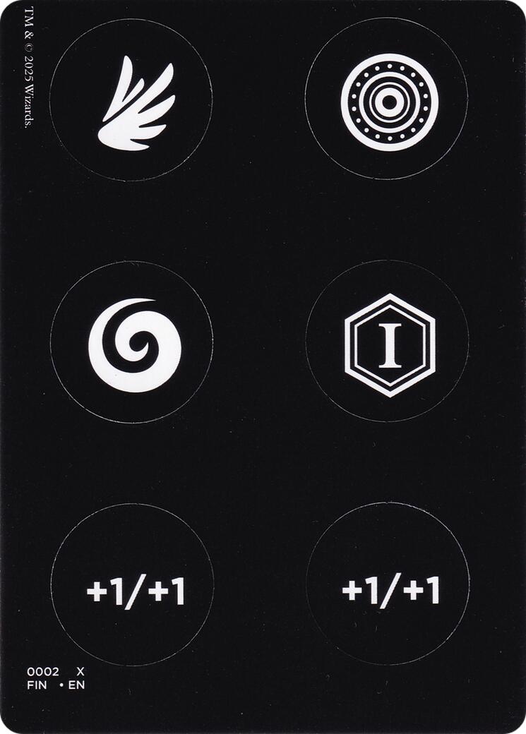Punch Card Token (0001 // 0002) [FINAL FANTASY Tokens] | Shuffle n Cut Hobbies & Games