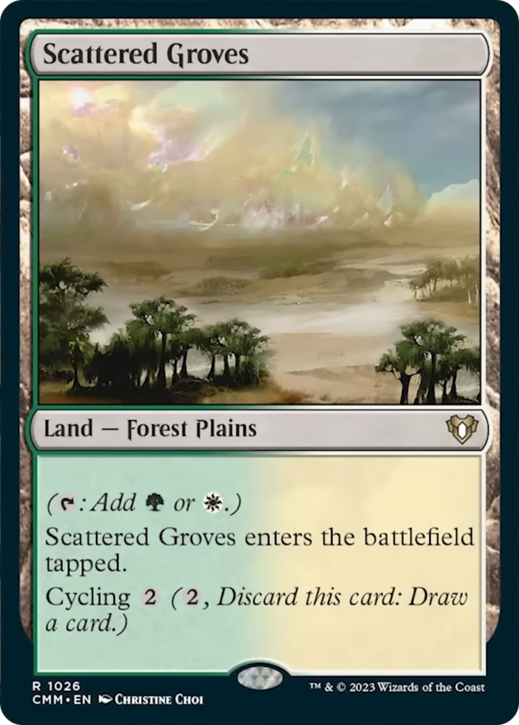 Scattered Groves [Commander Masters] | Shuffle n Cut Hobbies & Games