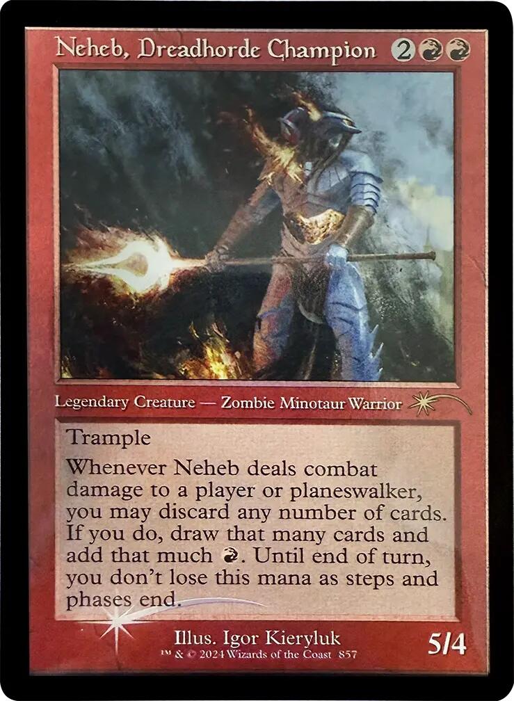 Neheb, Dreadhorde Champion (Retro Frame) [Secret Lair Drop Series] | Shuffle n Cut Hobbies & Games