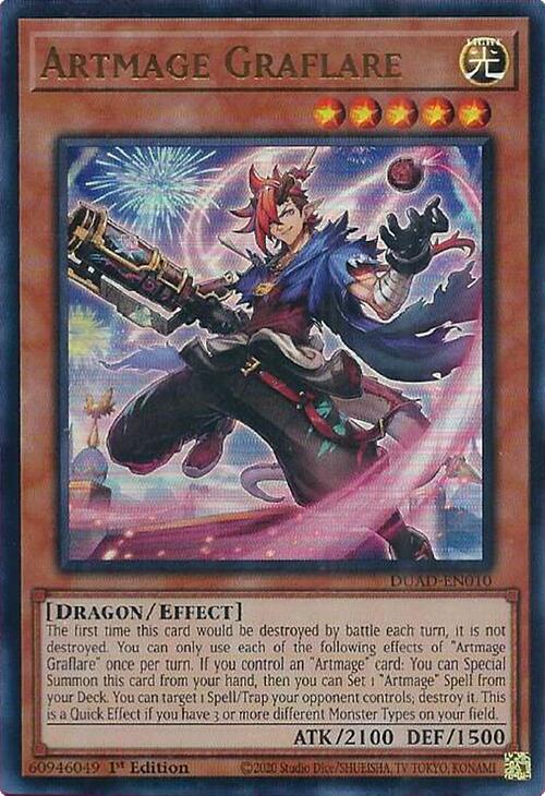 Artmage Graflare [DUAD-EN010] Ultra Rare | Shuffle n Cut Hobbies & Games