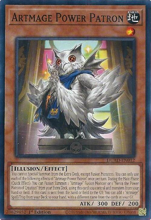 Artmage Power Patron [DUAD-EN012] Common | Shuffle n Cut Hobbies & Games