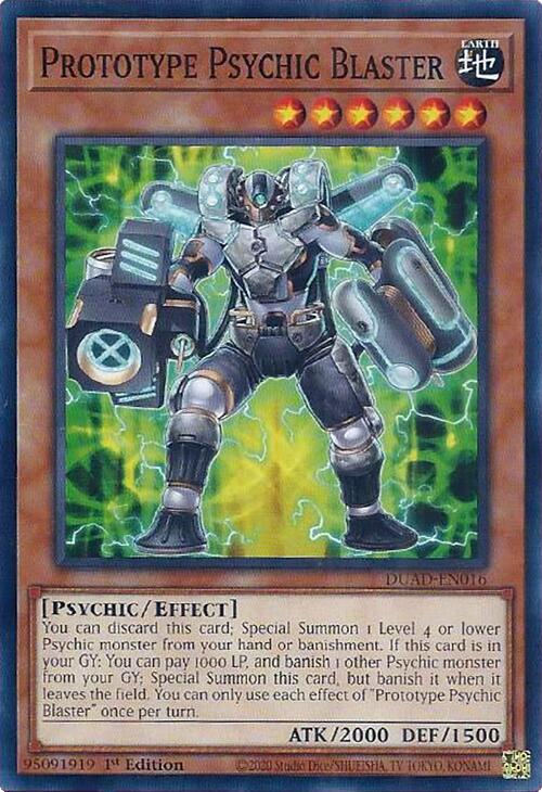 Prototype Psychic Blaster [DUAD-EN016] Common | Shuffle n Cut Hobbies & Games
