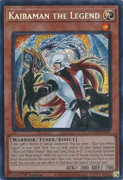 Kaibaman the Legend [DUAD-EN021] Secret Rare | Shuffle n Cut Hobbies & Games